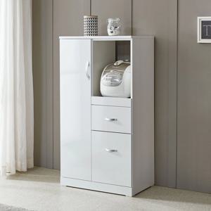 하이렌지 도어형 수납장 렌지대 밥솥 선반 원룸 1인 주방 북유럽 화이트 650