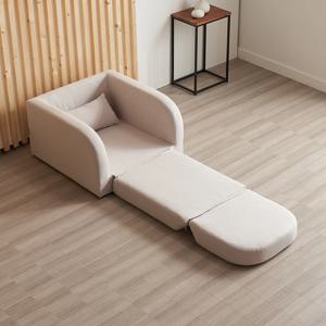 버블 1인용 3단 접이식 패브릭 소파베드