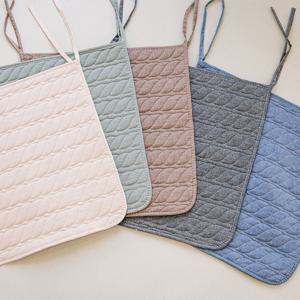 월계수 사각 의자방석 40X40 면 패브릭 패드 얇은