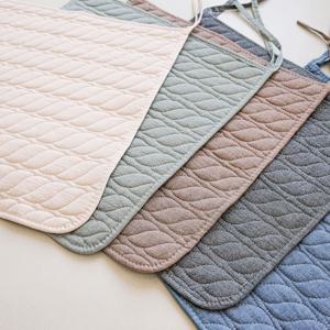 월계수 사각 의자방석 45X45 면 패브릭 패드 얇은