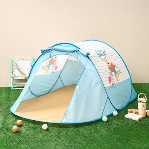 디즈니 곰돌이 푸 원터치텐트 195x120x80cm 보관가방세트