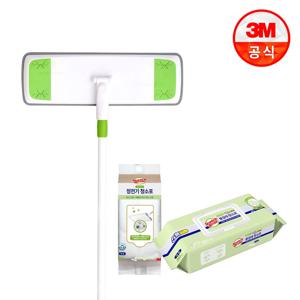 이지클린 막대걸레 세트(막대+정전기 50매+물걸레 30매) 표준형/대형