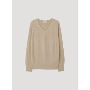 쉬즈미스 리브드 브이넥 니트 (SSKPOP12040)