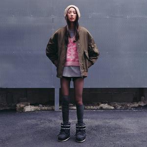 LAP 오버핏 항공 점퍼 패딩 AQ4PDA63