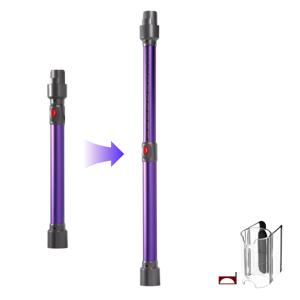 TEMU Dyson V7, V8, V10, V11, V15 스틱형 진공 청소기와 호환되는 텔레스코픽 로드 확장 막대