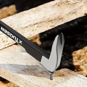 TEMU 다기능 프라이 바 및 해머 네일 제거 도구 - 벽 시멘트 네일/건 네일/목공 분해 범용 장식 건설 쉬운 디자인 고경도 방청 네일 풀러