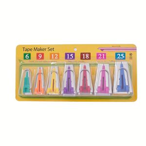 TEMU 7피스 바인딩 도구 세트: 실꿰기, 가장자리 정리기, 헴머, 7가지 사이즈 보빈 포함 DIY 퀼팅 공예용