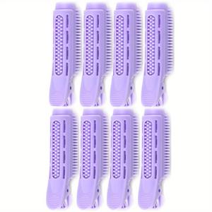 TEMU 8pcs 푹신한 볼륨감 있는 머리 뿌리 클립 - 셀프 그립 머리 스타일링 도구, 여성용 즉석 방방이와 DIY 머리 롤러용