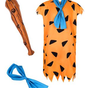 TEMU 3개 성인 동굴 거주자 코스튬 세트 (로브, 보우 타이, 풍선 막대 포함), 역할 놀이, 라이브 드레스, 촬영, 파티 무대 공연, 신기한 코스튬에 적합