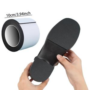 TEMU 3개입 자가 접착 신발 밑창 수리 테이프, 10cm 폭, 커팅 가능, 초강력, 미끄럼 방지, 신발 깔창 및 밑창 수리용 자가 접착 패치