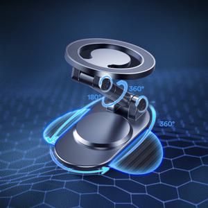 TEMU 자석 접이식 곡면 접착식 대시보드 차량 내비게이션 거치대 | 범용, ABS 재질