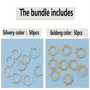 TEMU 100개/50개 세 구멍 스페이서 비즈, 14mm 직선형 구멍 원형 루즈 스페이서 비즈, 장식용 비즈, 대구경 구멍 비즈 캡, 클래식 십자형 구멍 비즈, 속이 빈 관통형 루즈 비즈, 주얼리 DIY, 팔찌, 목걸이, 발찌, 귀걸이, 헤어 액세서리, 펜던트, 휴대폰 고리, 열쇠고리, 의류 액세서리, 공예품 및 액세서리 제작용 재료에 적합