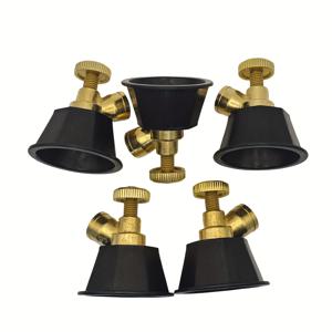 TEMU 조절 가능한 미스트 스프레이 노즐 5개 세트 - 정원, 농작물, 온실 관수용 헤비듀티 플라스틱 분무 스프링클러 헤드, 균일한 해충 방지 및 증발 대체 가능 (EU형 커넥터 호환)