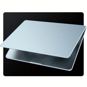 TEMU Macbook Air 13인치 및 Air 15인치 M4 M3 M2 2025-2023 모델에 적합한 초박형 보호 케이스 [무광 텍스처] 지문 방지 강화 - 무광 라이트 블루