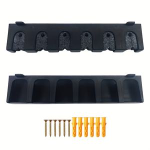 TEMU 고강도 낚시대 홀더 - 미끄럼 방지 그립이 있는 벽걸이형 차고 정리대, 공간 절약형 수직 보관 랙 (낚싯대, 차고, 지하실, 보트용) - 설치 하드웨어 포함, 컴팩트 디자인, 고밀도 폼 소재, 앵글러 장비