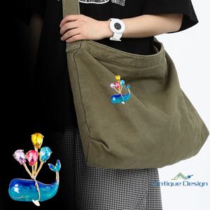 TEMU 빈티지 귀여운 라인스톤 고래 브로치와 컬러풀 풍선 - 여성용 반짝이는 에나멜 동물 핀 주얼리 액세서리