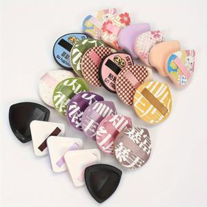 TEMU 5/10/15개입 대형 구름 메이크업 퍼프 세트, 색상 및 모양은 랜덤으로 발송, BB 크림, 리퀴드 파운데이션, 컨실러 혼합용 뷰티 메이크업 스펀지, 특히 지역적인瑕疵 및 여드름 스팽글 커버에 적합