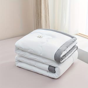 TEMU 부드럽고 통기성 좋은 여름 이불, 가볍고 시원한 얇은 담요, 베개 커버 없는 여름용 이불, 100% 폴리에스터 원단, 세탁기 사용 가능, 모든 계절에 적합, 침실, 게스트 룸, 기숙사 및 야외 여행에 이상적