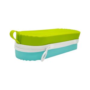 TEMU 헤비듀티 소프트 실리콘 수경 & 마스크 케이스 - 대용량 충격방지 수영용 보관함, 수중 장비 정리용