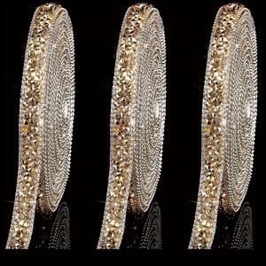 TEMU 반짝이는 크리스탈이 특징인 3개 세트의 자가 점착 레진 라인스톤 리본, 미술 및 공예 프로젝트에 적합