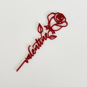 TEMU 장미 북마크 - 