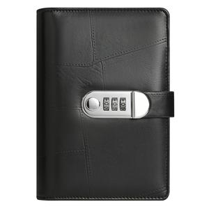 TEMU A6 인조 가죽 비밀번호 잠금 현금 계획서 노트 (예산 및 비용 추적용)