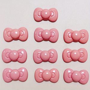 TEMU 10개 세트의 귀여운 가을 테마 광택 리본 (핑크, 블루, 블랙). 폰 케이스, 노트북, 헤드셋, 충전 케이블, 라이터, 메이크업 거울 등 공예 및 장식에 완벽합니다.