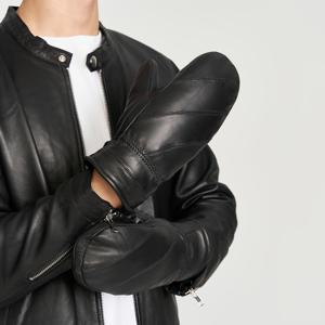 TEMU 원피스 [마코우 가죽 장갑] 남성용 안감 순수 양가죽 풀핸드 장갑 | 따뜻하고 방풍, 하이킹, 러닝, 캠핑, 낚시에 적합 | 레저 아웃도어 스포츠 장갑 - 겨울을 위한 최고의 선물