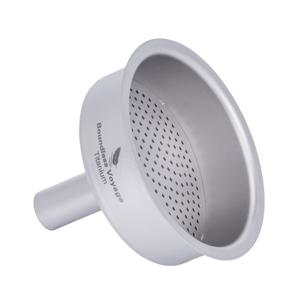 TEMU 무한 여행 티타늄 깔때기와 스트레이너 필터 – 액체, 기름, 잼 및 분말 전송용 다용도 주방 도구, 쉬운 청소 디자인, 휴대용 플래곤 액세서리, 식품 안전 티타늄 재질, 분말 분사 | 천공 디자인 | 식품 안전 재질, 무한 여행