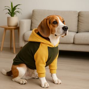 TEMU 클래식 강아지 스웨터, 소형부터 대형견까지, 겨울용 강아지 후드 스웨트셔츠, 따뜻한 강아지 옷, 남녀공용 강아지 코트, 골든 리트리버, 래브라도, 푸들을 위한 강아지 의상