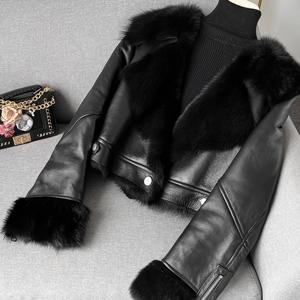 TEMU 여성용 숏 모터사이클 스타일 코트 2025 겨울 신상 - 안감 두꺼운 보온 패션 커뮤터 다용도 자켓