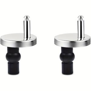 TEMU 빠른 해제 힌지 교체용 범용 변기 시트 볼트 및 나사 2개 세트, 14mm에서 16mm까지의 구멍과 호환, 간편한 설치