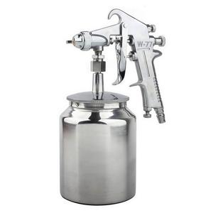 TEMU 에어 도색 스프레이건 세트 W77 흡상식 페인트 분사기 후키 후끼 건 1200cc