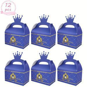 TEMU 그녀/남자를 위한 선물 세트, 공주와 왕자 테마 생일 축하를 위해 디자인된 12개 트리트 박스 세트