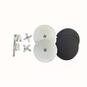 TEMU 10개/2세트, 산업용 재봉틀을 위한 범용 실 프레임 액세서리, 평판 기계를 위한 실 컬럼 고정 프레임, 재봉틀 스풀 클램프 및 미끄럼 방지 패드, 실 볼 풀림 방지 패드, 산업용 재봉틀 액세서리, 전기나 배터리가 필요하지 않음