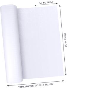 TEMU 레인지 후드 필터 시트 부직포 그리스 필터 교체용 방유 필터 종이 오일 방지 스티커 방유 종이 10m (화이트)