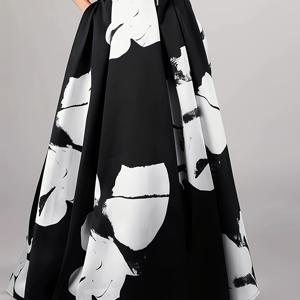 TEMU 여성용 우아하고 트렌디한 롱 스커트