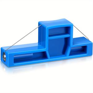 TEMU 클레이 각도 절단 도구 스틸 와이어 베벨 커터 클레이 트리밍 툴 블루 플라스틱 세라믹 와이어 커터 소형 도자기 및 조각용 작은 포테리 앵글 커터, 2.7 x 1.1 x 0.4 인치