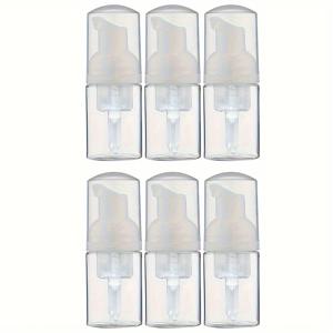 TEMU 4/6/10개 30ml/1oz 빈 폼 비누 펌프 병 여행용 액체 비누, 샴푸, 속눈썹 클렌저, 핸드 솝 리필 가능한 플라스틱 병