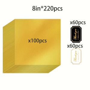 TEMU 220개/세트 - 대형 두바이 초콜릿 바 피스타치오 포장지, 스티커 120개 및 8인치 초콜릿 호일 포장지 100개 포함