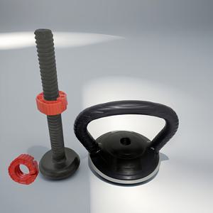 TEMU 켈텔벨 칩 변환, 두꺼운 핸들, 미끄럼 방지 푸쉬업 지지대, 너트 포함, 켈텔벨 스윙, 복근 수축, 힙 리프트, 실내 피트니스 추가 장비