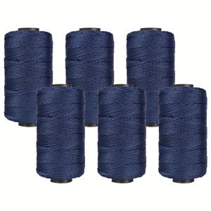 TEMU Spincozy 멀티컬러 폴리에스터 털실 - 6묶음, 털실 직경 1.5mm, 묶음당 100g, 코바늘 뜨개질, 모자, 신발, 매트, 가방 및 다양한 색상 옵션의 소형 공예 프로젝트에 적합