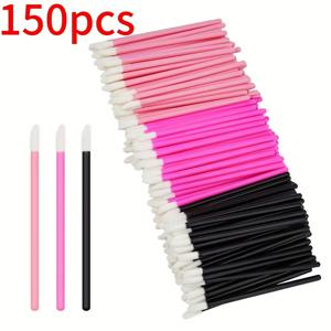 TEMU 150개 립 브러쉬 세트 (속눈썹 브러쉬 포함), 속눈썹 살롱용 전문 메이크업 브러쉬, 소형 빗, 눈썹 브러쉬, 립스틱 및 립 마스크 어플리케이터, 무취, 모든 피부 타입에 적합 - 립스틱 및 글로스 적용 도구