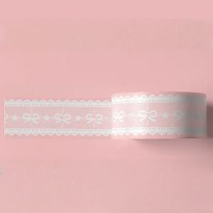 TEMU 100M 투명 보우노트 레이스 포장 테이프, 선물 상자용, 선물 포장 장식, 인스 스타일, 부드러운 플라스틱, 선물 포장 및 공예 프로젝트에 적합