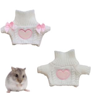 TEMU 마우스, 햄스터와 같은 소형 애완동물을 위한 미니 의상 2벌 세트. 귀여운 따뜻한 옷으로 크리스마스 및 할로윈에 적합하며, 애완동물 전용으로 설계된 귀엽고 기능성 추가 아이템입니다.