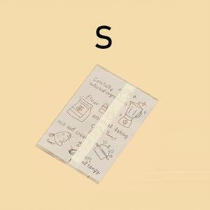 TEMU 만화 베이킹 도구 패턴 스낵 사탕 밀봉용 봉투 100개입, 비스킷, 밀크 대추, 누가를 위한 투명 개별 포장백