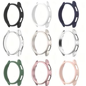 TEMU 삼성 7 보호 케이스 9개 세트 (40/44/47mm), PC 재질, 속이 빈 스프레이 페인트, 다양한 색상, 스크래치 방지, 내마모성, 지문 방지 프레임