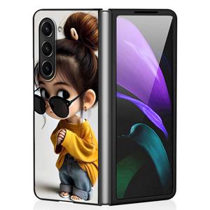 TEMU 폰 케이스: 삼성 갤럭시 Z 폴드4 Z 폴드5 Z 폴드7 6 5 4 3 Z 폴드3 Z 폴드6 Z 폴드7 백 폰 커버 스타일리시하고 패셔너블한 여성 디자인