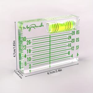 TEMU 바이닐 축음기용 헤드 암 VTA 밸런스 및 방位角 교정 측정 스케일