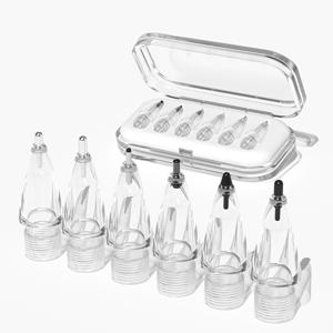 TEMU iPad 펜슬 Pro 1/2세대 메탈 팁, Apple 펜슬 호환, 무소음 팁, 종이 느낌 강화 필름, 부드러운 필기 경험, 혼합 포장, 액세서리, 팁, 팁, 펜, 교체 부품